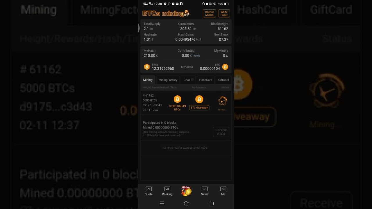 Download Bitcoin Miner - Earn Satoshi & Free BTC Mining for Android | bitcoinlove.fun