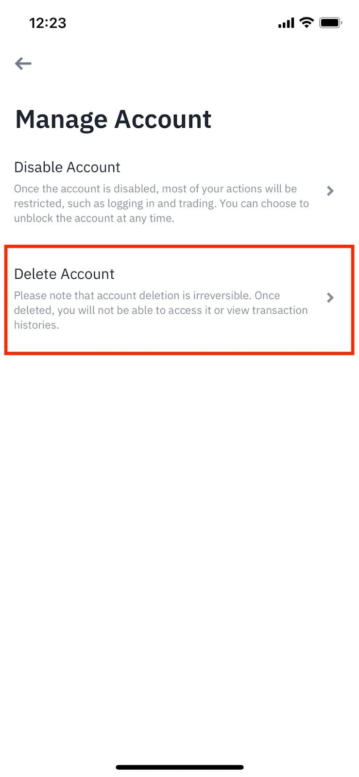 How to Close & Delete Binance Account in 