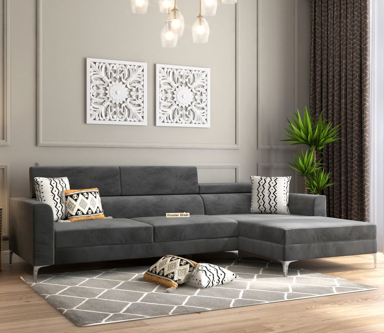 L Shape Sofas - Buy L Shape Sofa Set Online in India at Best Price [ Designs] - Ouchcart