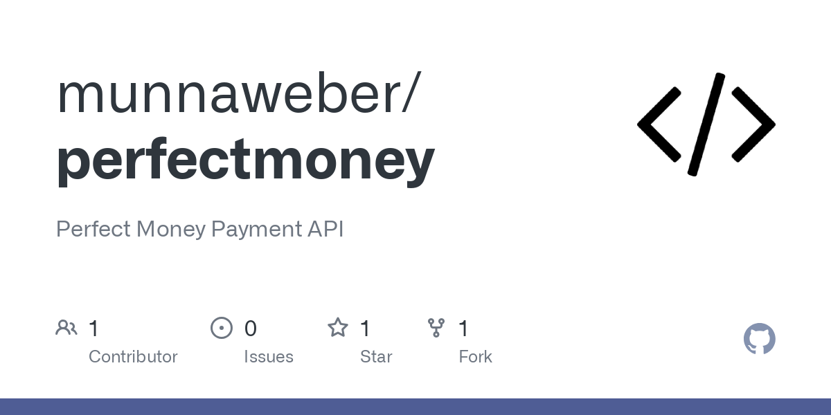 Perfect Money API