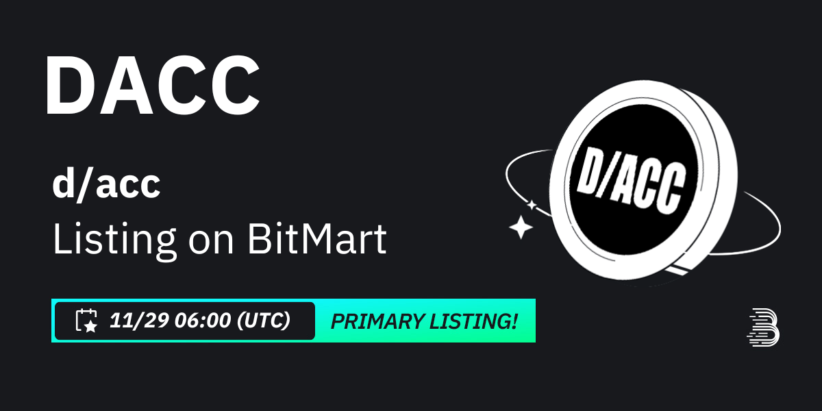 New Listing: d/acc (DACC) - Poloniex | CoinCarp