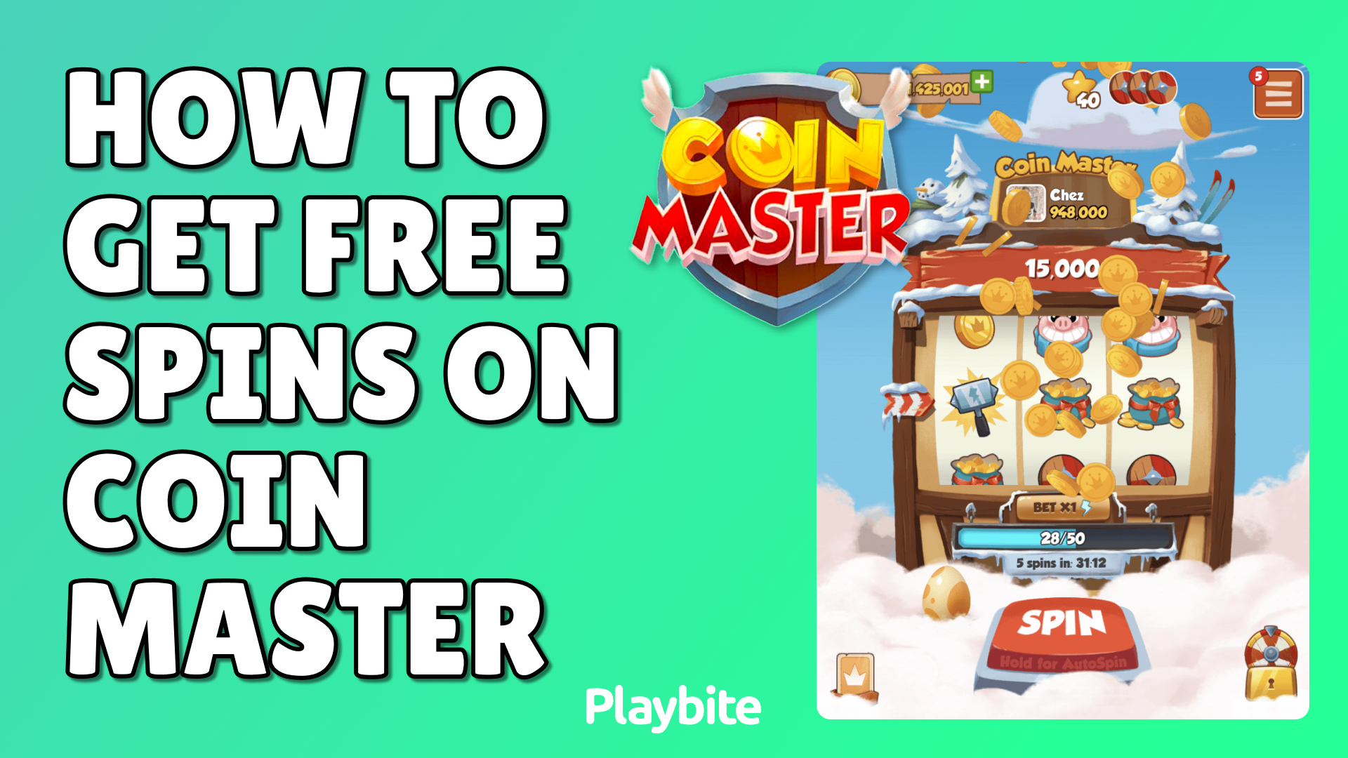 How to Get Free Spin Coin Master Link - Playbite