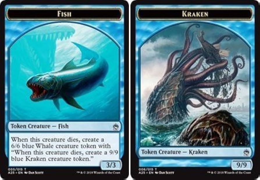 Kraken Token - Ikoria: Lair of Behemoths - Magic: The Gathering