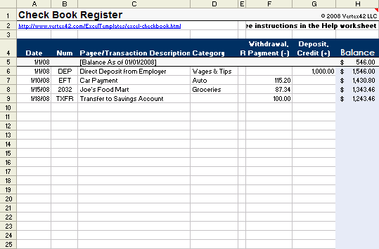 Checkbook Register Template in Word - FREE Download | bitcoinlove.fun