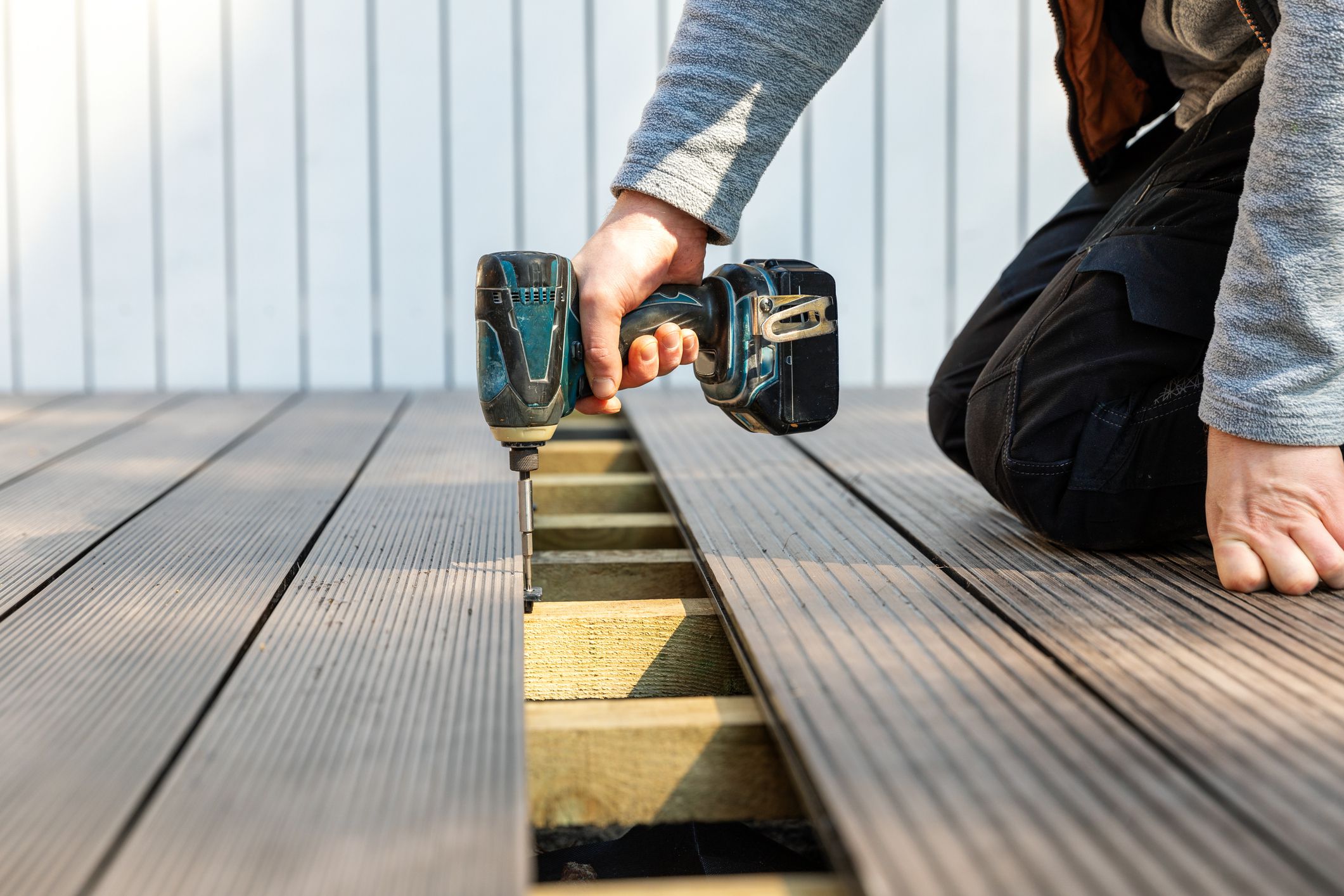 Deck blocks or ledger attached deck when building a deck on disturbed soil