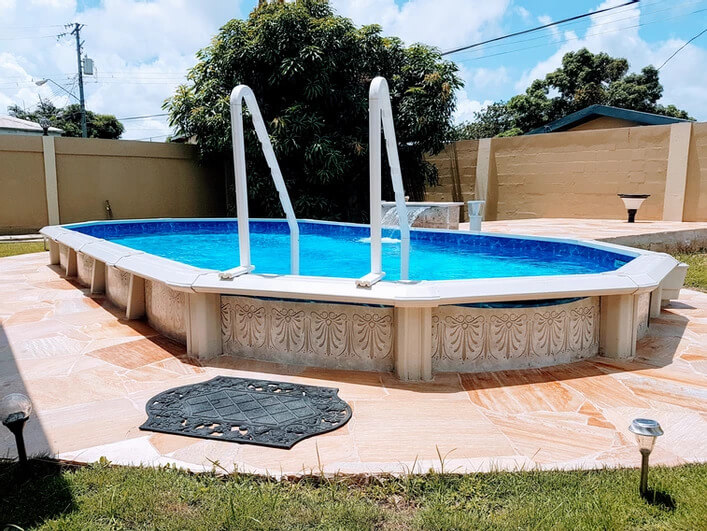 Trinidad 52 Inch Aluminum Above Ground Swimming Pools