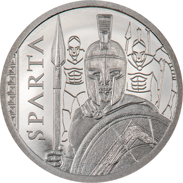 Cook Islands Sparta 1 oz Silver Coin - Hero Bullion