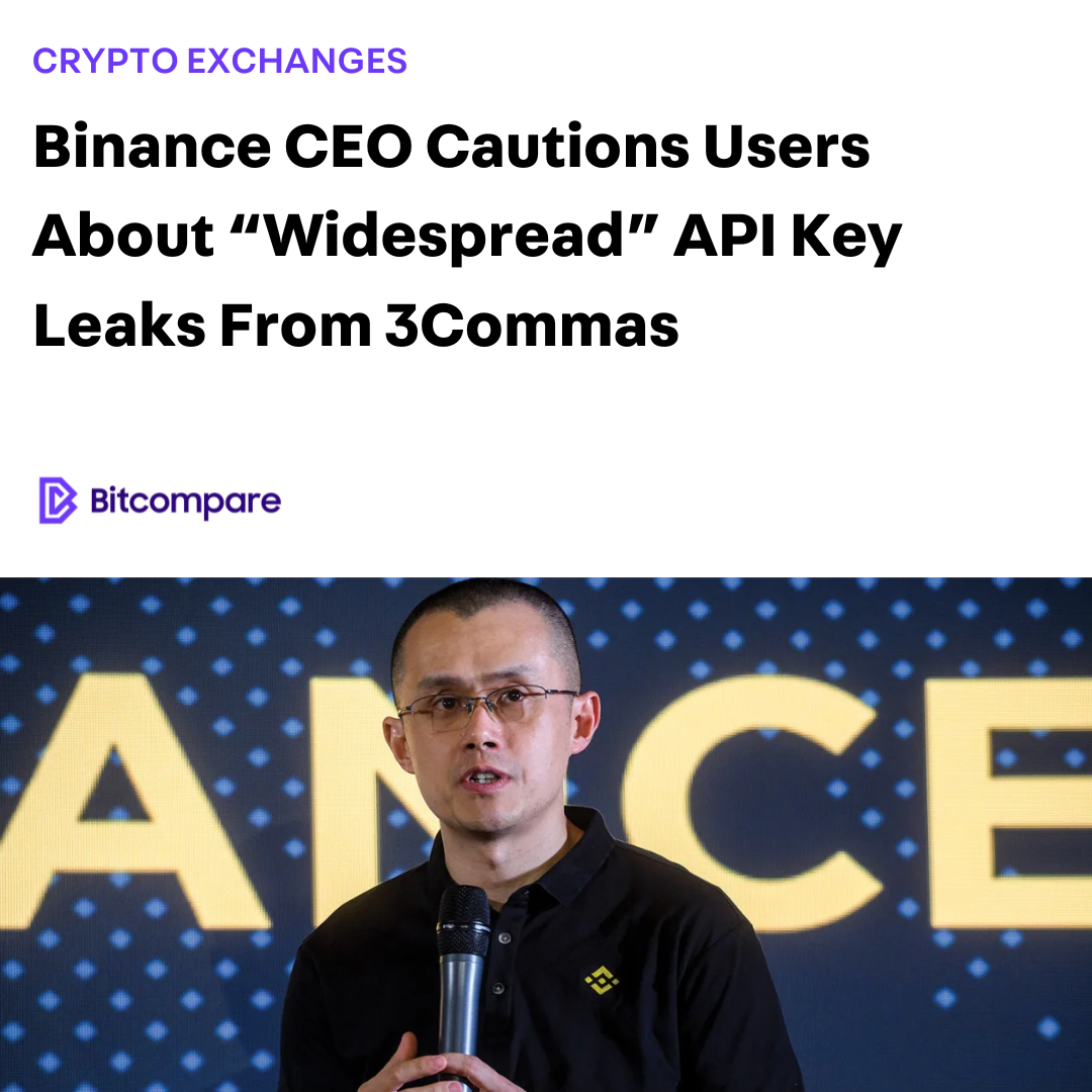 Large Number Of Altcoins On Binance Affected By 3Commas API Key Leak - Coincu