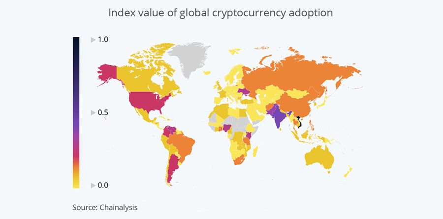 Crypto Around the World: Which Countries Use the Most Cryptocurrency?