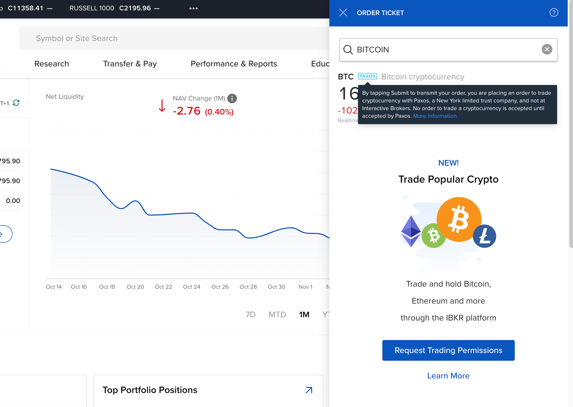 Commissions Cryptocurrencies | Interactive Brokers LLC