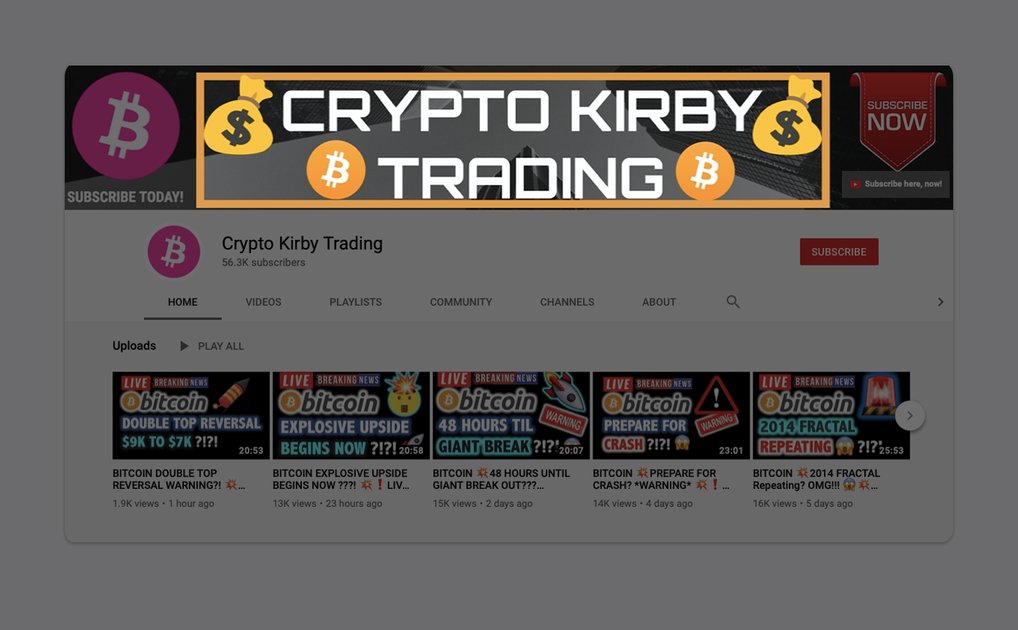 Crypto Kirby Trading YouTube Income Stats - SPEAKRJ Stats