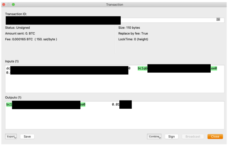 Sign, Verify, and Broadcast crypto transactions | Core