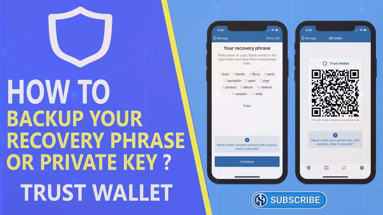 How to recover my account when I lost my key - English - Trust Wallet