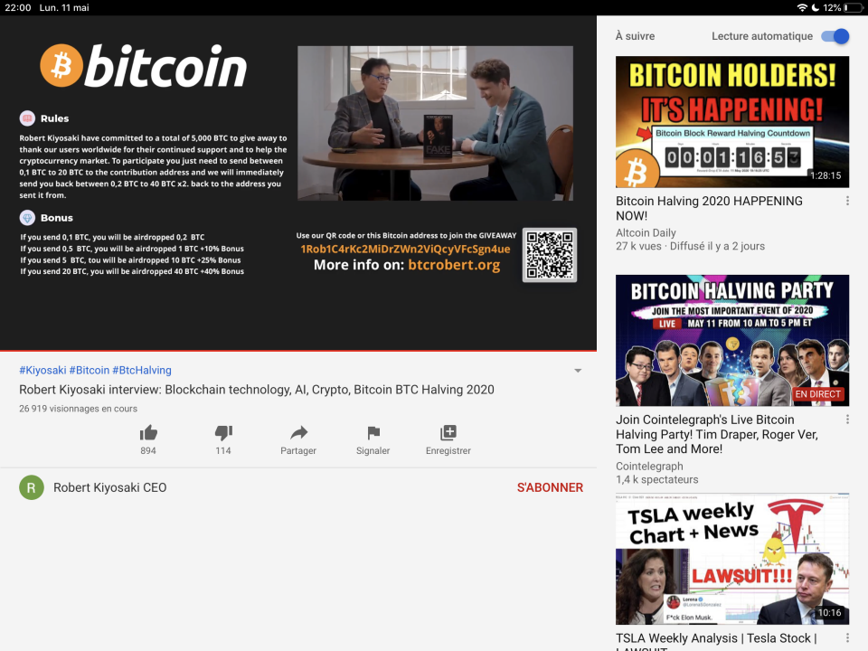 BTC Giveaway a New Kind of YouTube Crypto Scam - Naray Law