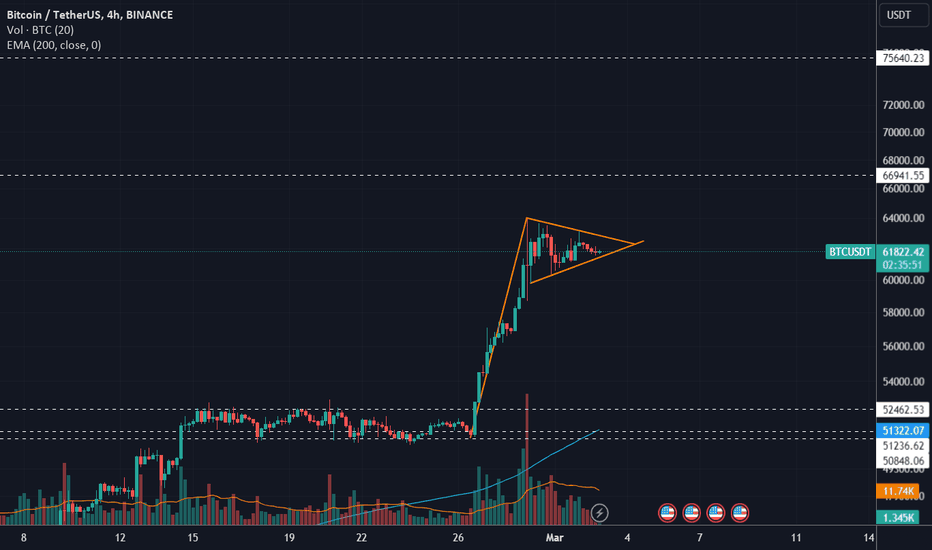 BITCOIN - BTC/USDT interactive live chart