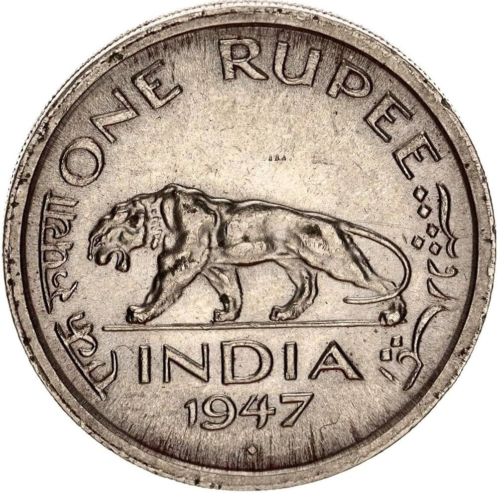 British India 1 Rupee George VI Silver Coin - BidCurios