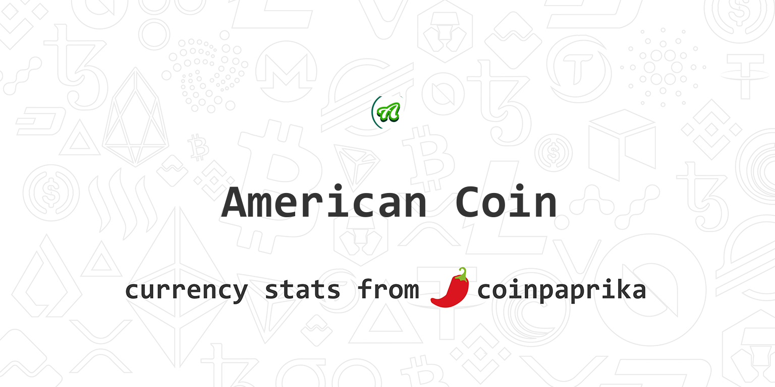 American Coin (AC) Price Prediction , – | CoinCodex