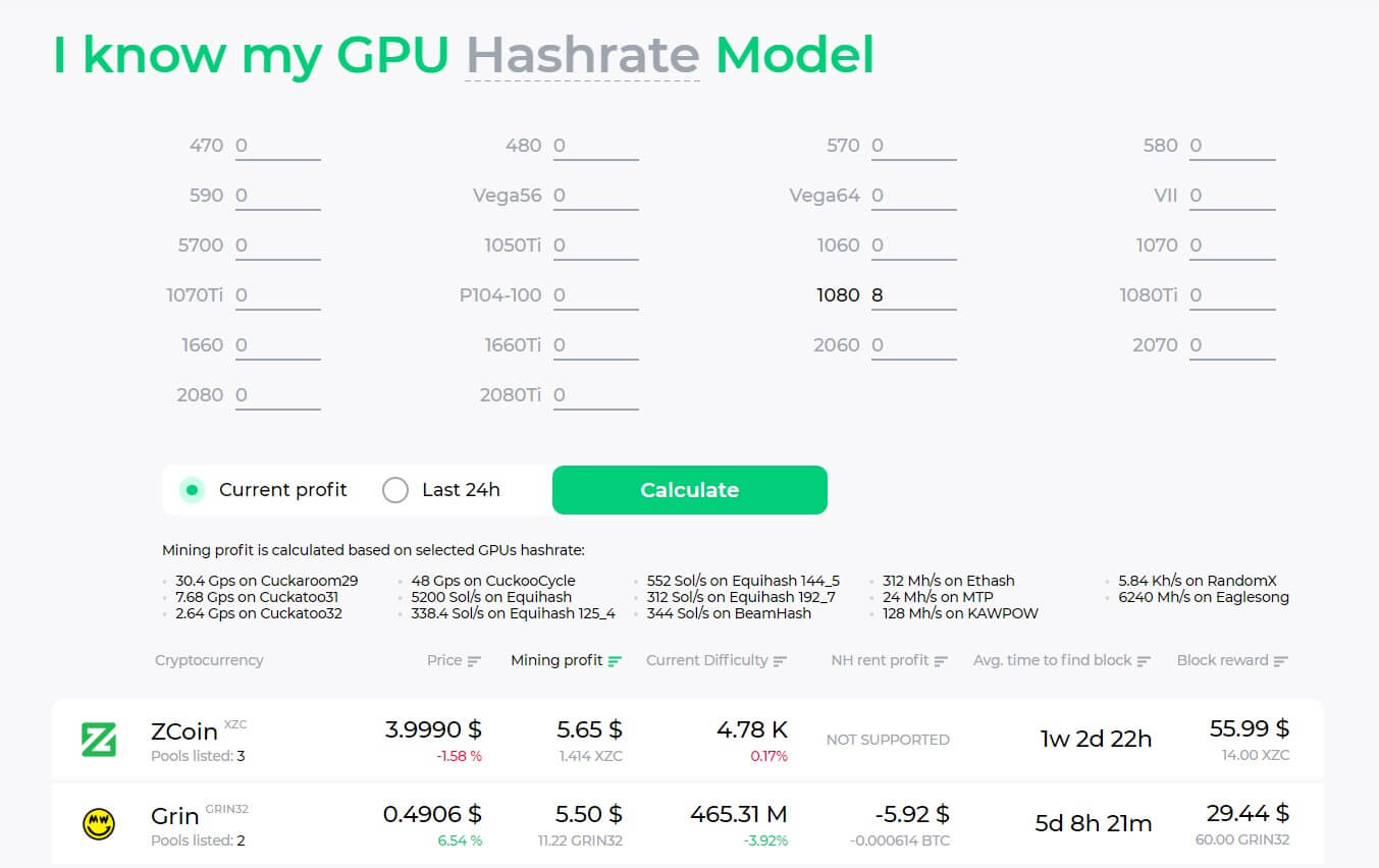 Majority Attack Cost Calculator