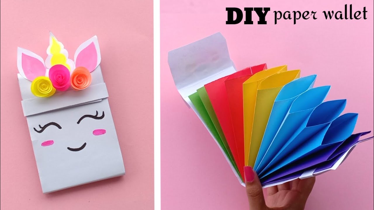 DIY Paper Wallet With 3 Easy Supplies | Kidsstoppress