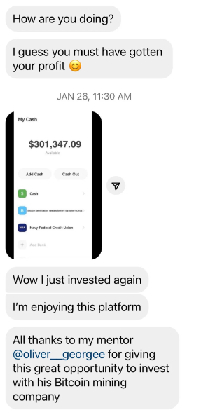 Instagram User @miss_bitcoinlove.fun Exposed as Crypto Scammer | bitcoinlove.fun