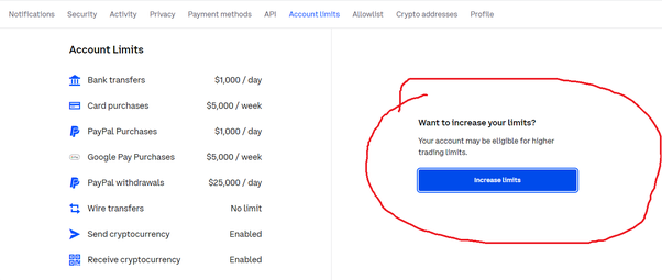 What is Coinbase Withdrawal Limit: How to Increase It? - bitcoinlove.fun: slovník cizích slov