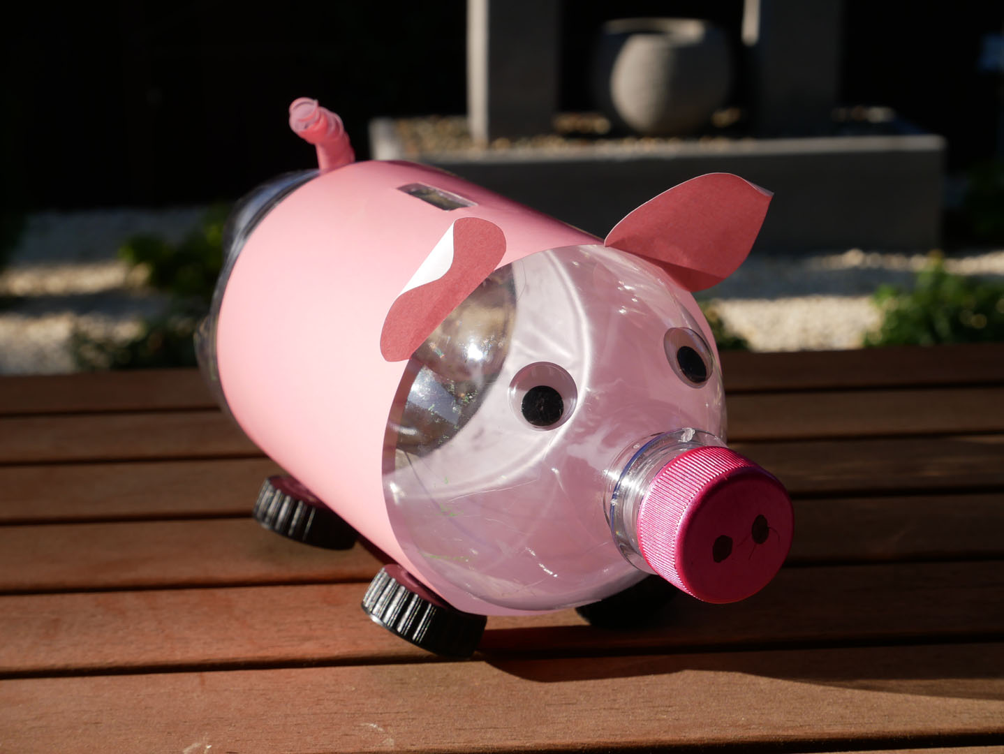 TOCK Crafts - Plastic Bottle Piggy Bank - bitcoinlove.fun