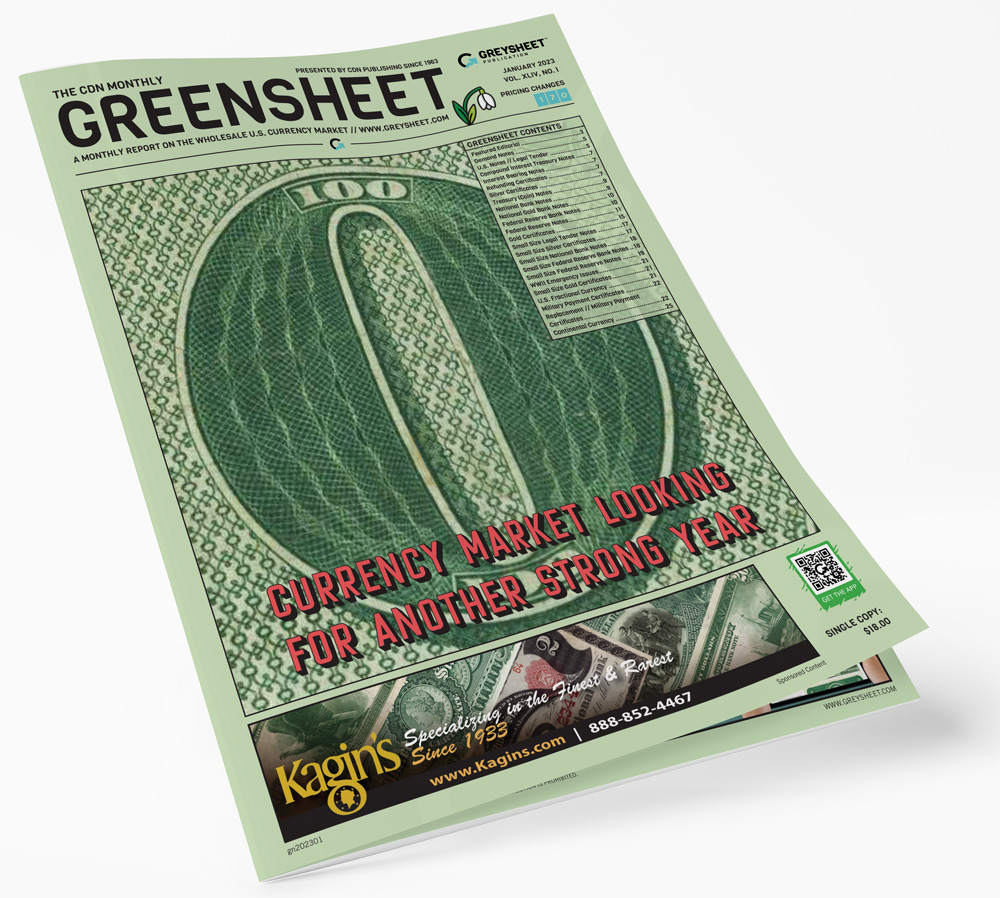 The Greensheet: Trusted U.S. Paper Money Pricing | Greysheet