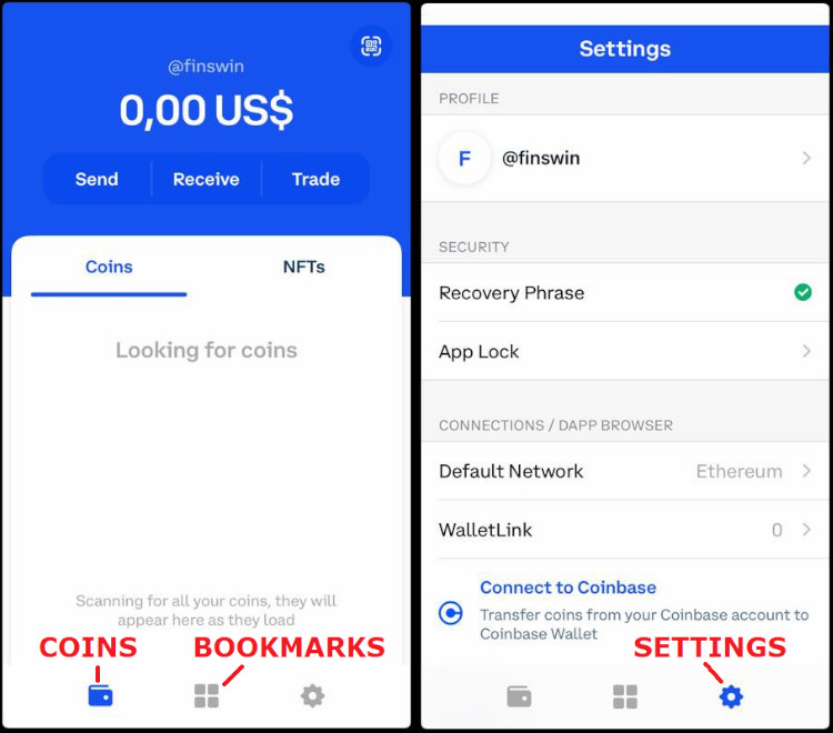 Coinbase Wallet против TokenPocket - какой кошелек лучше в ?