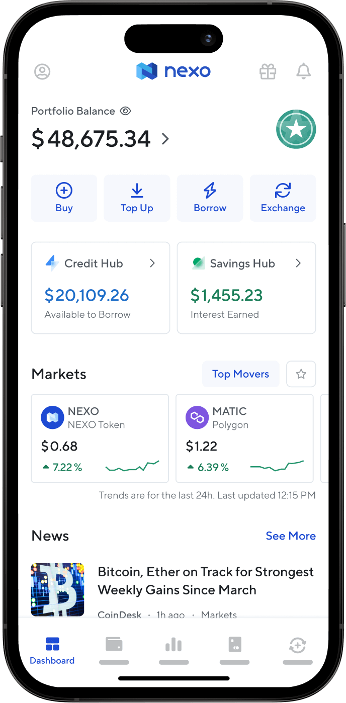 Real-time Nash (NEX) price, Price in USD and GBP