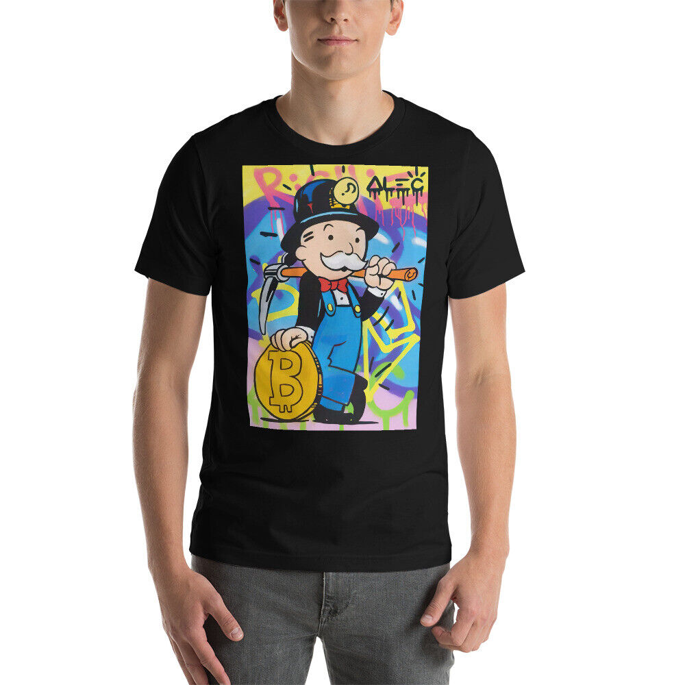 Alec Monopoly T-shirt Mr Monopoly Bitcoin Mining Pakistan | Ubuy