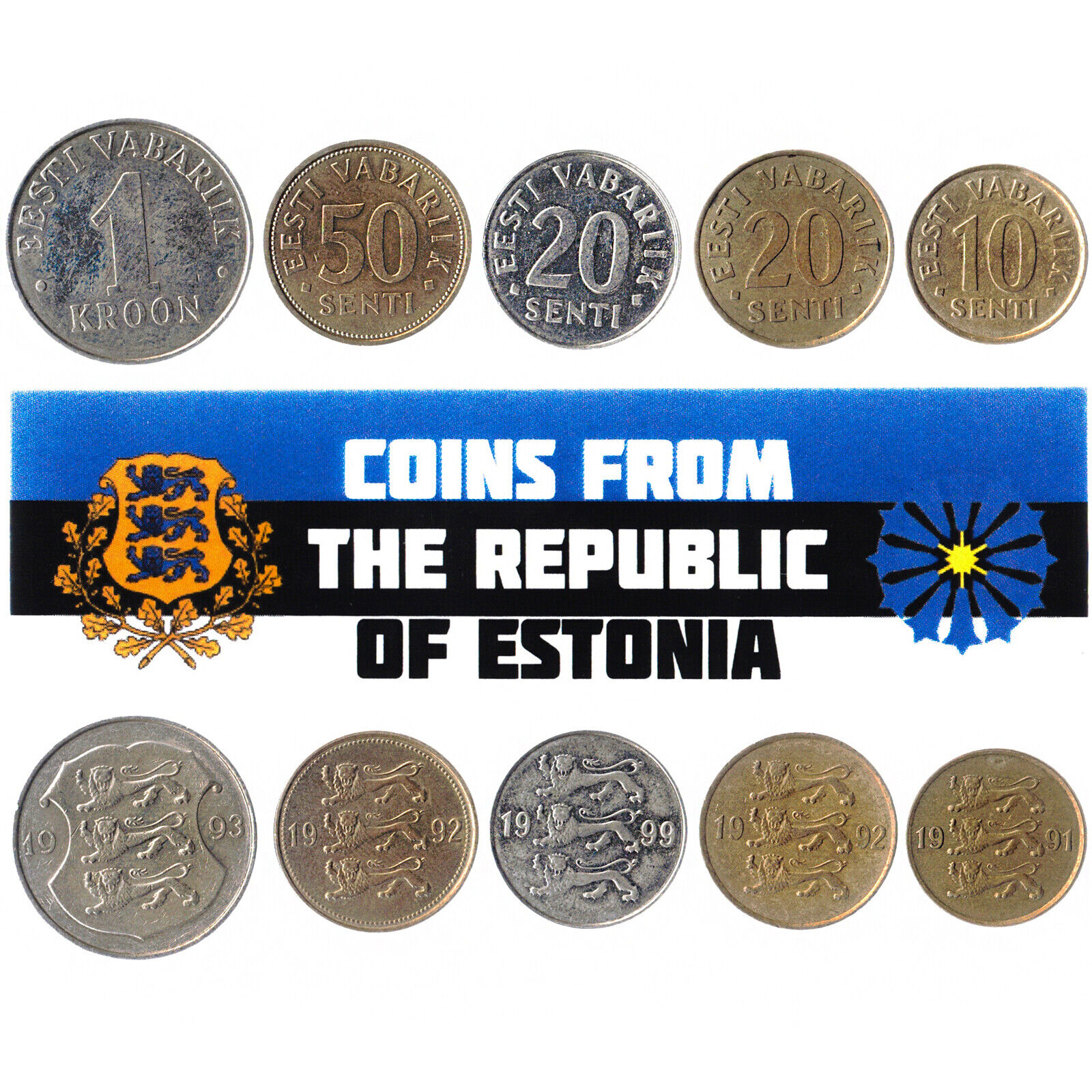 Estonian Euro Coins - Euro from Estonia Catalogue & values