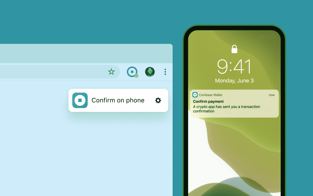 Coinbase Wallet extension - Google Chrome