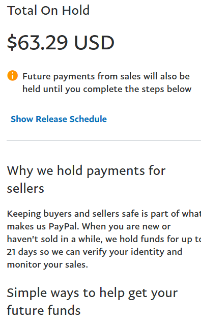 Why Payments are Put on Hold or Unavailable | PayPal UK