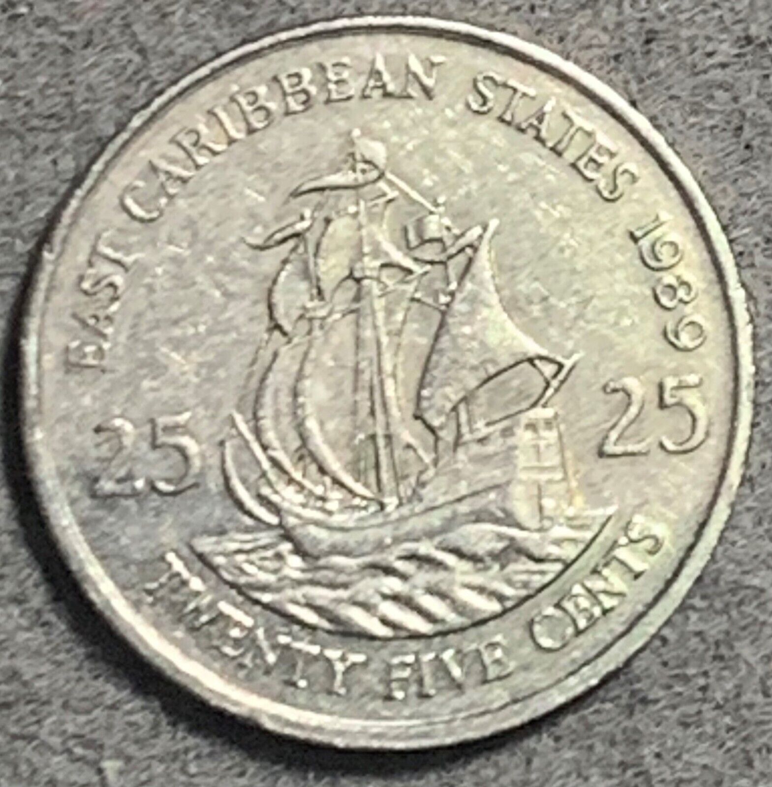 25 Cents East Caribbean States , KM# 14 | CoinBrothers Catalog