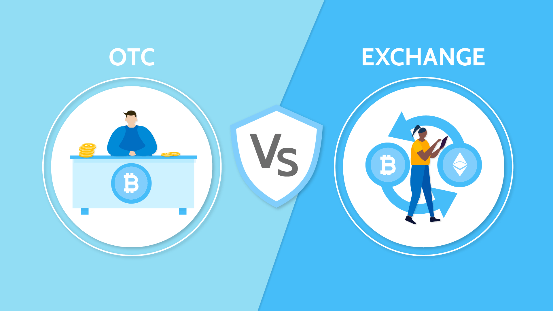 Crypto OTC Desk - Exchange Large Cryptocurrency Volumes