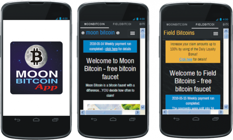 Moon Faucet Bitcoin Litecoin Dogecoin Dash APK for Android - Download