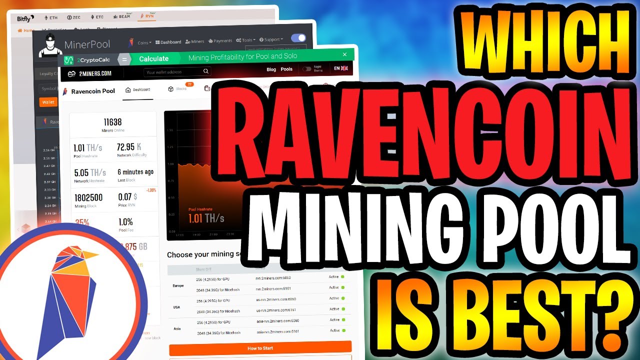 Top-7 Ravencoin (RVN) Mining Pools to Use in 