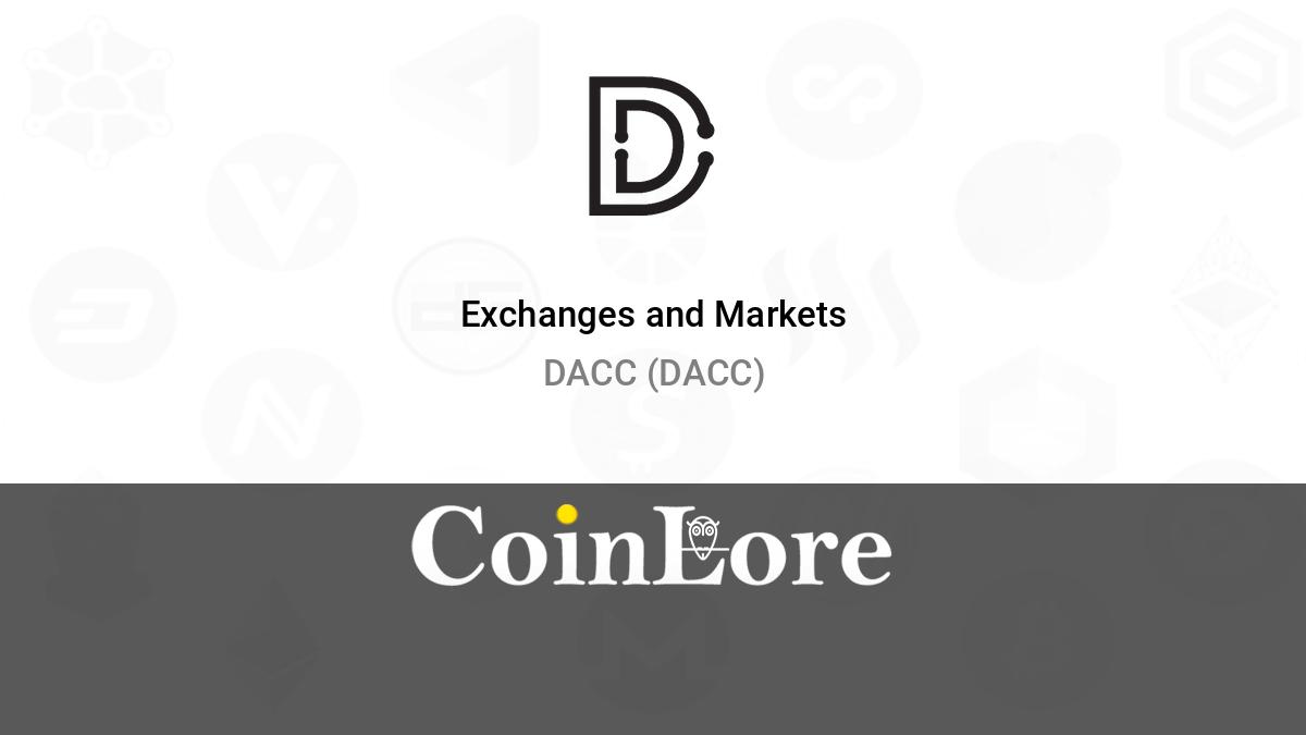 DACC (DACC) Free Crypto Wallet App, Create DACC (DACC) Address