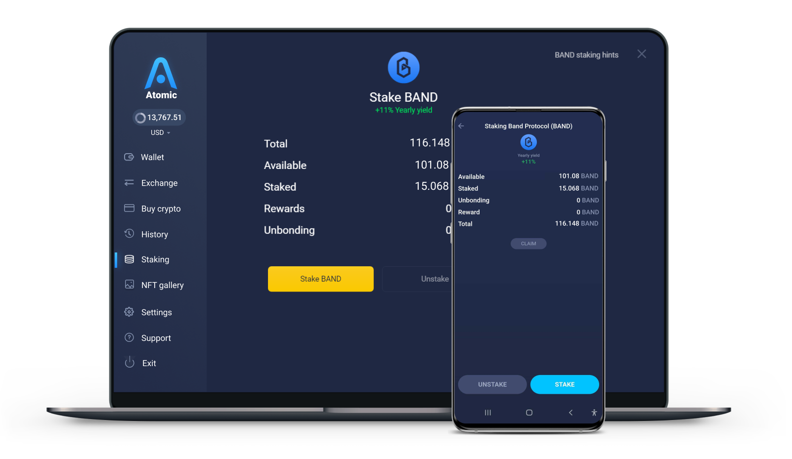 Atomic Wallet: Bitcoin Ethereum Ripple Altcoins APK for Android - Download