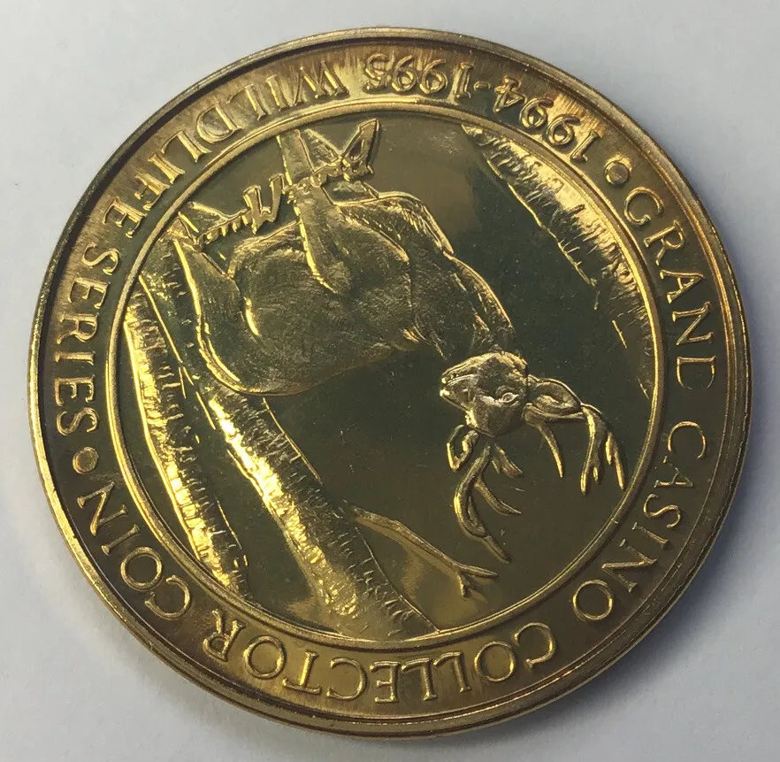 Grand Casino Collector Coin (Wolf Pups) - United States – Numista