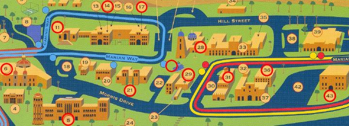 University of South Dakota Campus Map