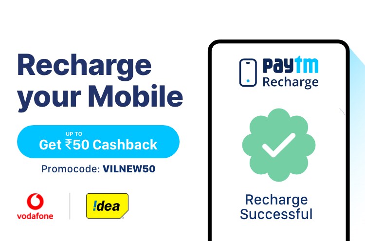 Vi Recharge Offers, Cashback & Prepaid Recharge Plans – Mar 