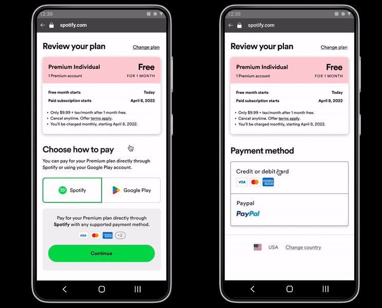 Spotify: How to change your payment method