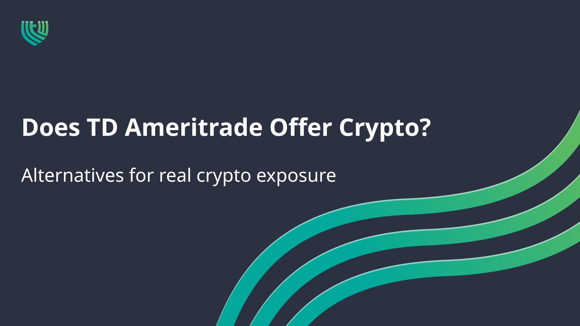 How to Buy Crypto with TD Ameritrade