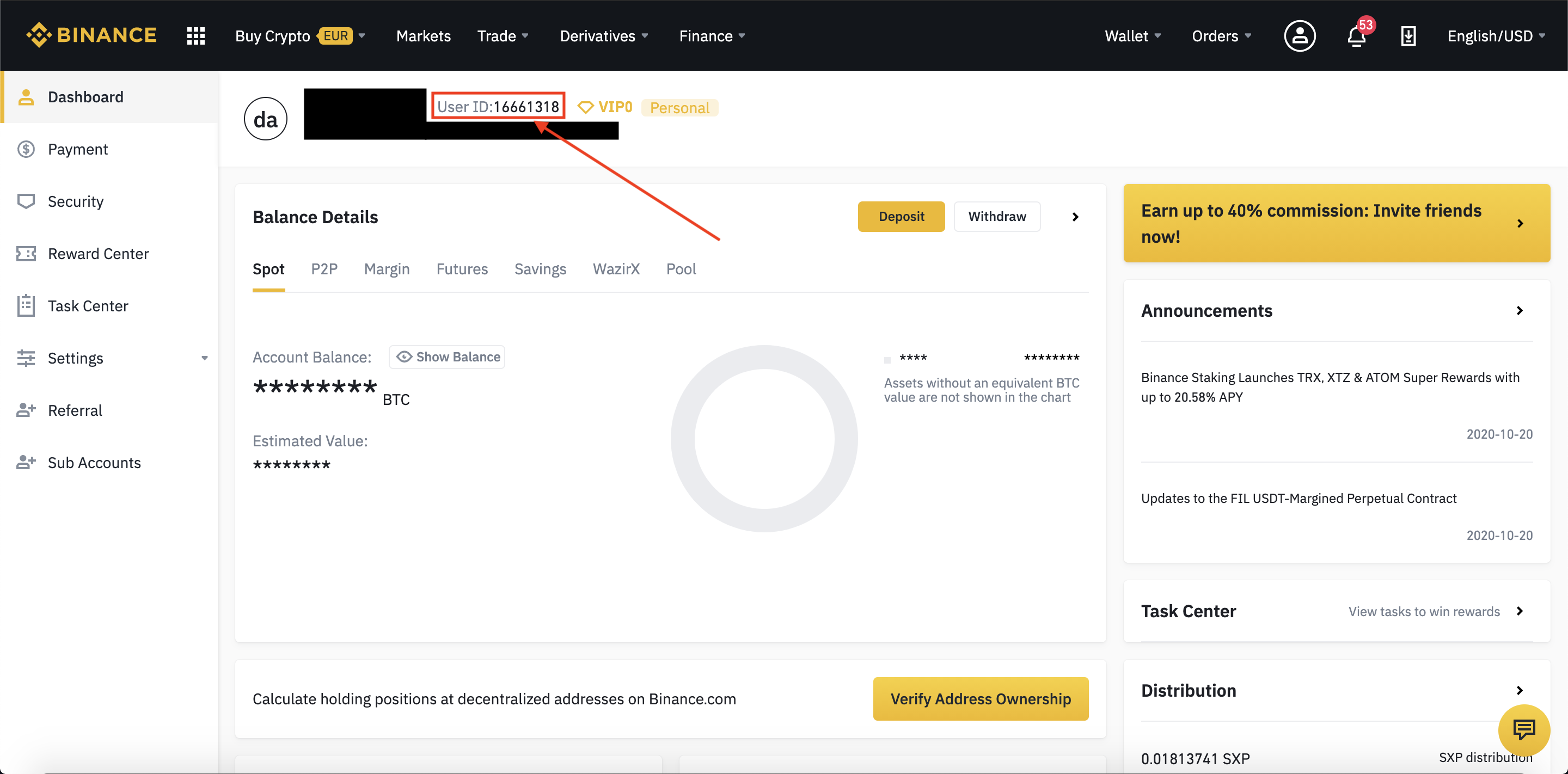 How to Find Your Binance Wallet Address | Cryptoglobe