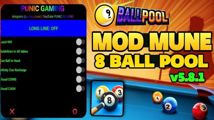 8 Ball Pool APK + MOD [Mega Menu, 10+ Features] Download