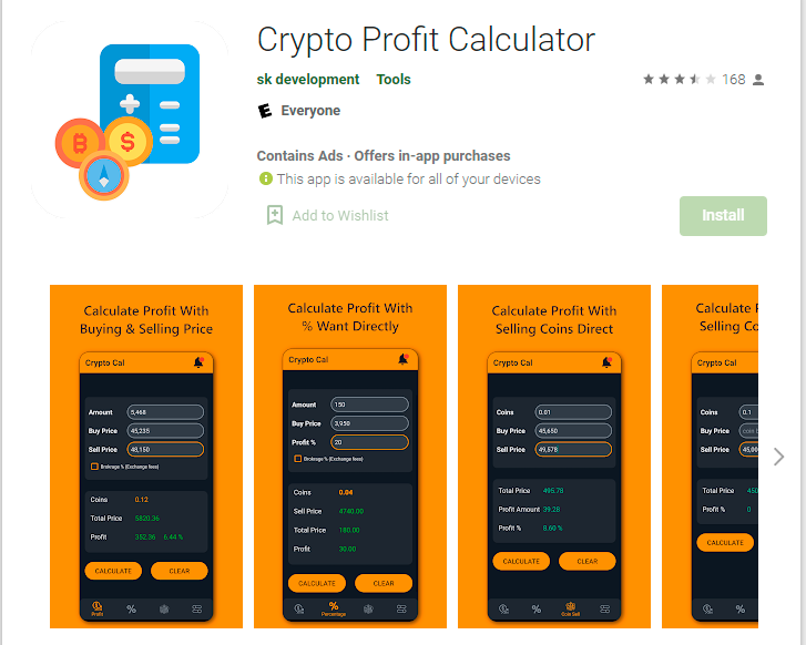 Free Crypto Profit Calculator