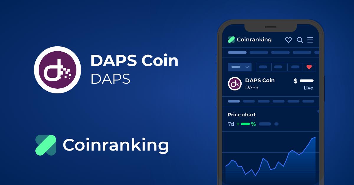 Daps Coin price now, Live DAPSW price, marketcap, chart, and info | CoinCarp