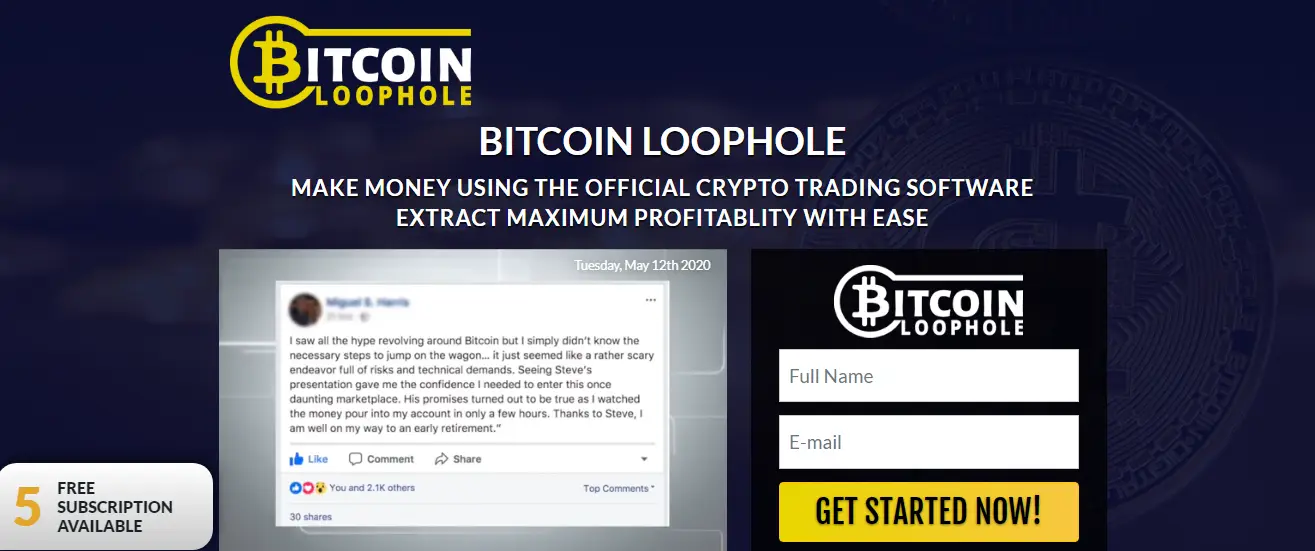 Bitcoin Loophole ™ | The Official Bitcoin Loophole App