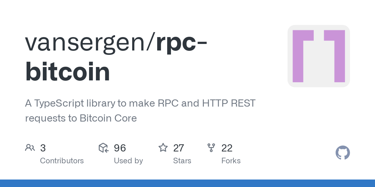 kilianmh/bitcoin-rpc: Bitcoin Core RPC Client - bitcoinlove.fun